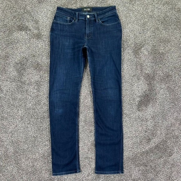 DU/ER Other - Du/er L2X Relaxed Tapered Performance Denim Jeans Mens 32x34 Casual Dark Wash